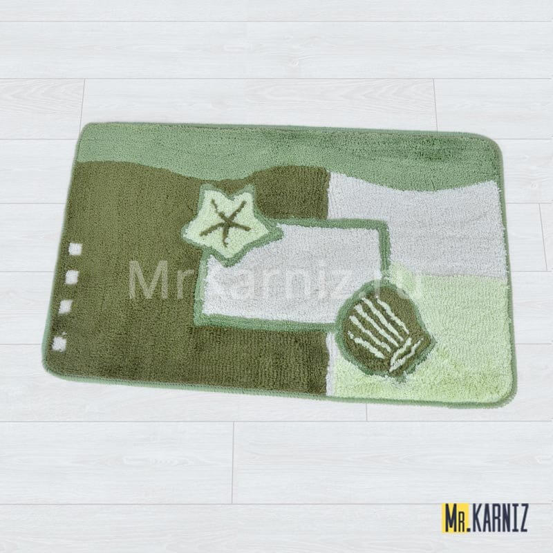 Коврик в ванную Морской зеленый